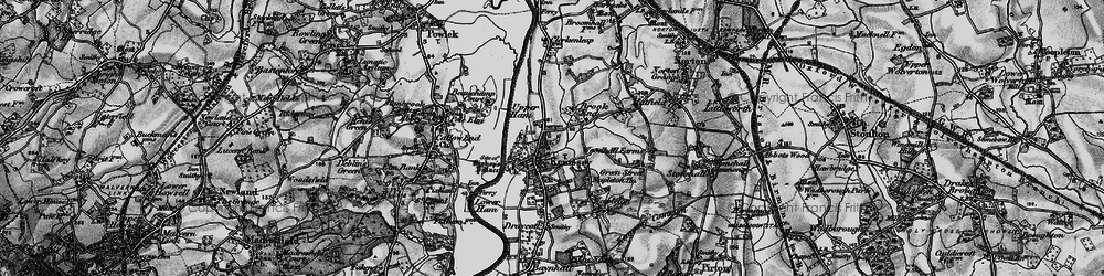 Old map of Kempsey in 1898