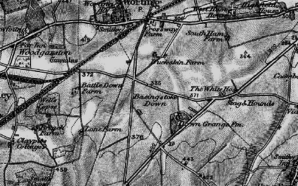Old map of Kempshott in 1895
