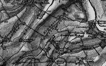 Old map of Kempston West End in 1896