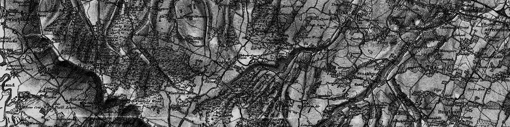 Old map of Kemsley Street in 1895