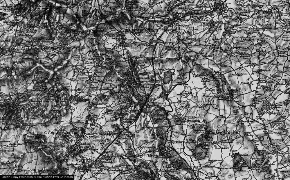 Old Map of Kendal End, 1899 in 1899