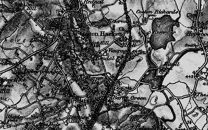 Old map of Kendal End in 1899