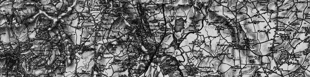 Old map of Kendal End in 1899