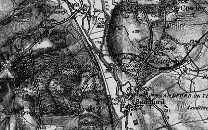 Old map of Bagley Wood in 1895