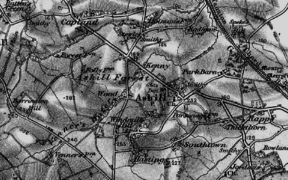 Old map of Kenny in 1898