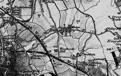 Old map of Kenton in 1896
