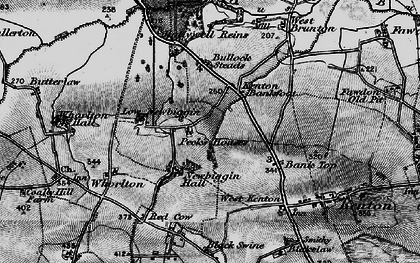 Old map of Kenton Bank Foot in 1897