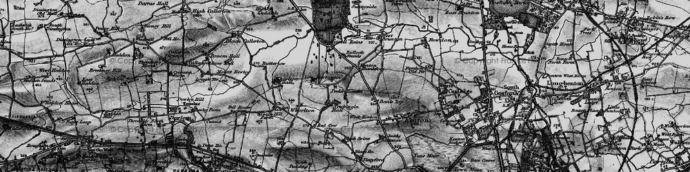 Old map of Kenton Bank Foot in 1897