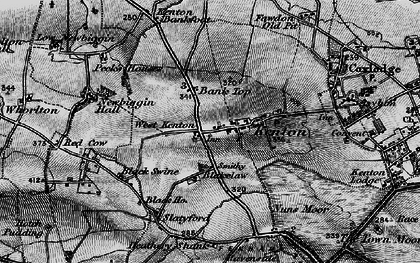 Old map of Kenton Bar in 1897