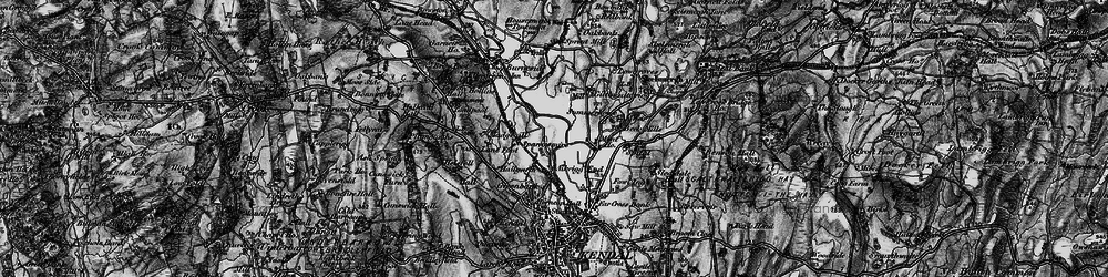 Old map of Kentrigg in 1897