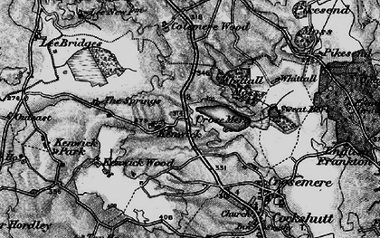 Old map of Kenwick in 1897