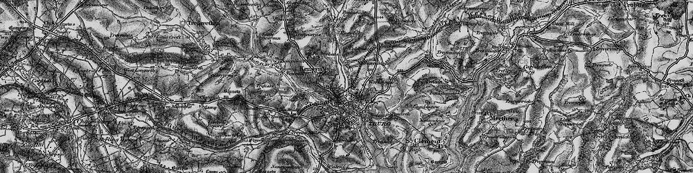Old map of Kenwyn in 1895