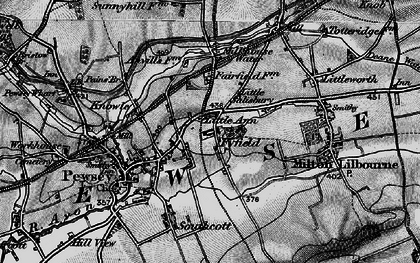 Old map of Kepnal in 1898