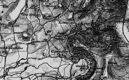 Old map of Whitestone Scar in 1898