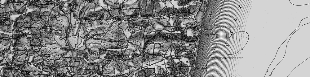 Old map of Kernborough in 1897