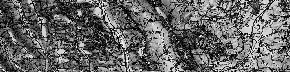 Old map of Kerry's Gate in 1896