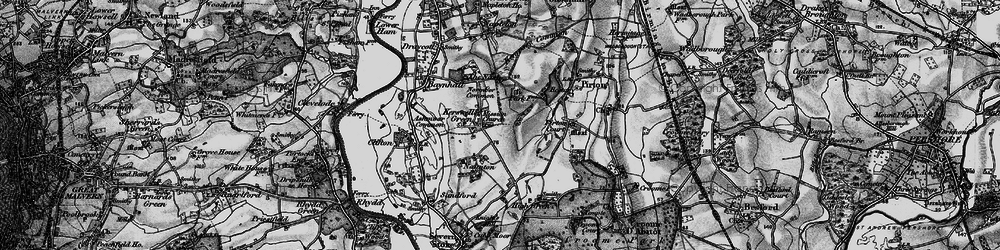 Old map of Kerswell Green in 1898