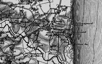 Old map of Kessingland in 1898