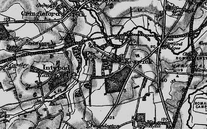 Old map of Keswick Hall (Coll) in 1898