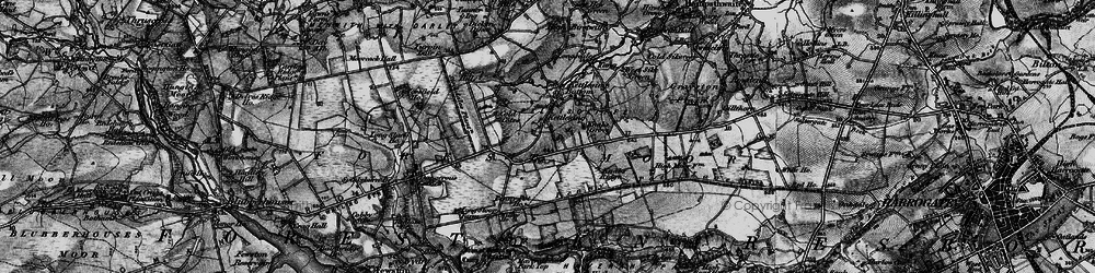 Old map of Kettlesing in 1898