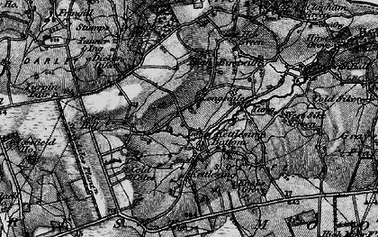 Old map of Kettlesing Bottom in 1898