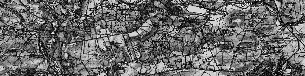 Old map of Kettlesing Bottom in 1898