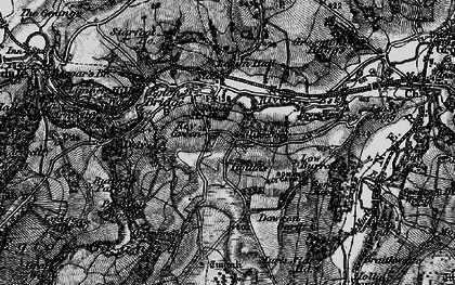Old map of Park Hole Wood in 1898