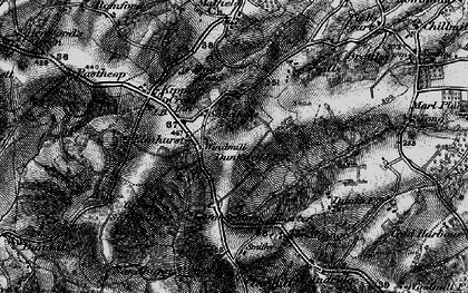 Old map of Key's Green in 1895