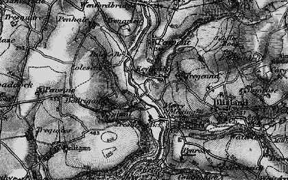 Old map of Keybridge in 1895