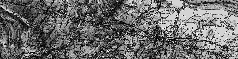 Old map of Keycol in 1895