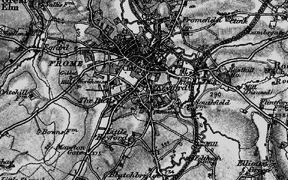 Old map of Keyford in 1898