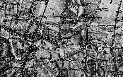 Old map of Keymer in 1895