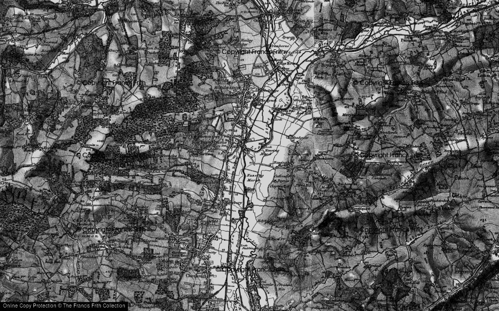 Old Map of Keysers Estate, 1896 in 1896