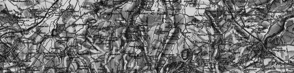 Old map of Kibbear in 1898