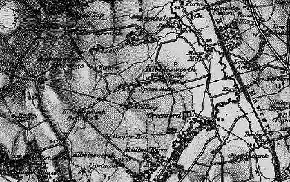 Old map of Briar Dene in 1898