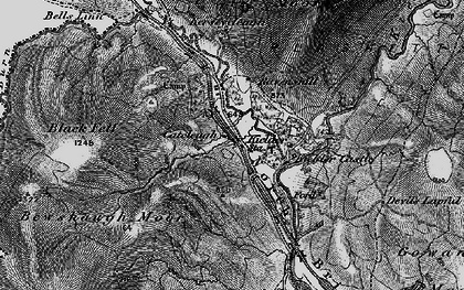 Old map of Kielder in 1897