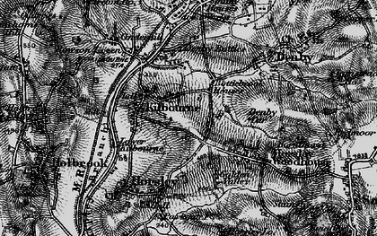 Old map of Kilburn in 1895