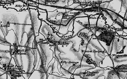 Old map of Kilby in 1899