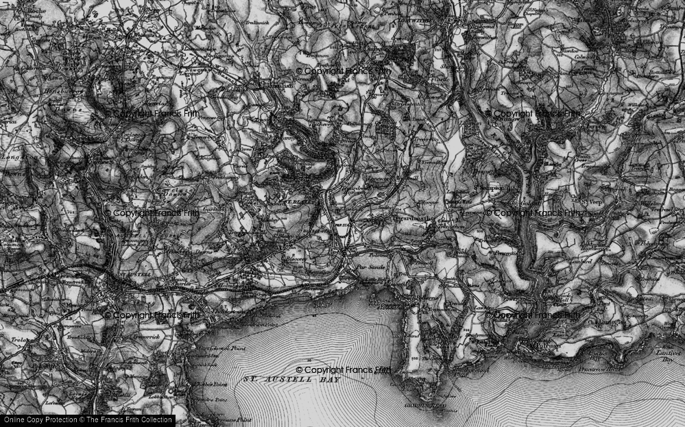 Old Map of Kilhallon, 1895 in 1895
