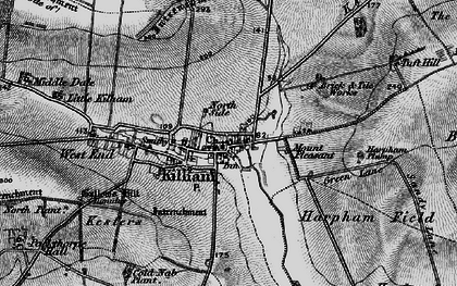 Old map of Kilham in 1898