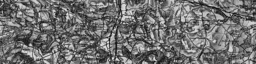 Old map of Killamarsh in 1896