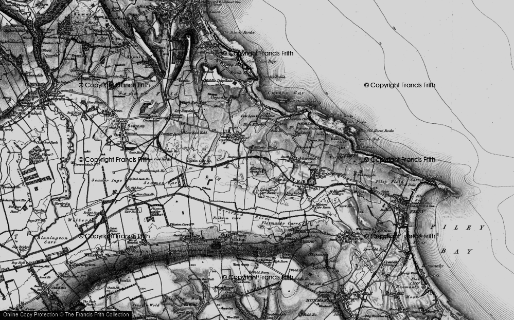 Old Map of Killerby, 1898 in 1898