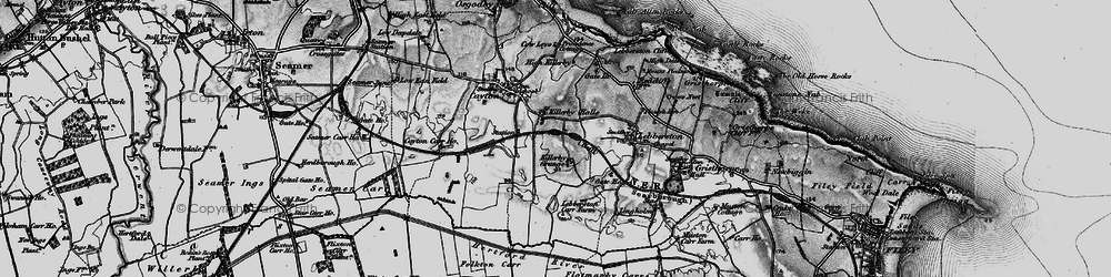 Old map of Killerby in 1898