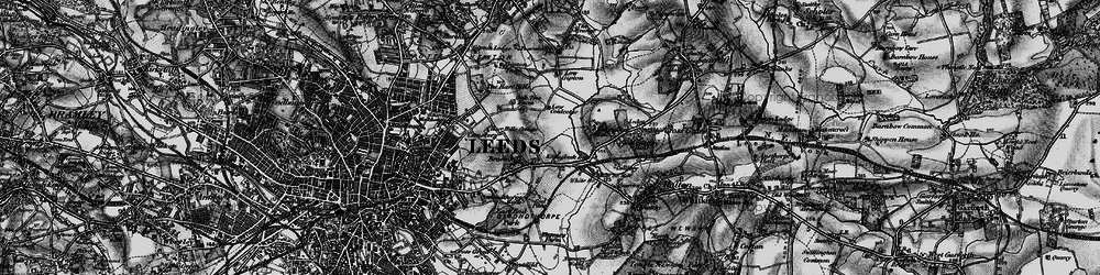 Old map of Killingbeck in 1898