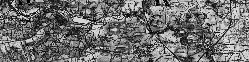 Old map of Killinghall in 1898