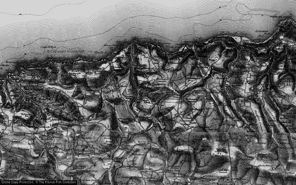 Old Map of Killington, 1898 in 1898