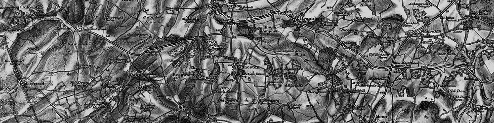 Old map of Kilmeston in 1895