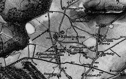 Old map of Witham Park in 1898