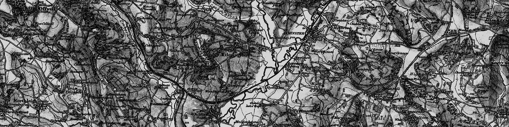 Old map of Kilmington in 1898