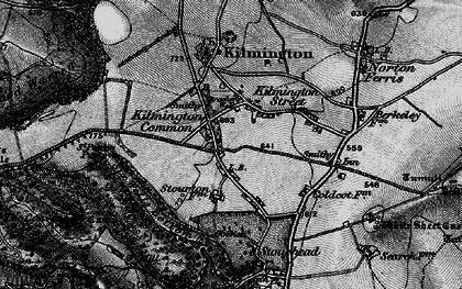 Old map of Kilmington Common in 1898